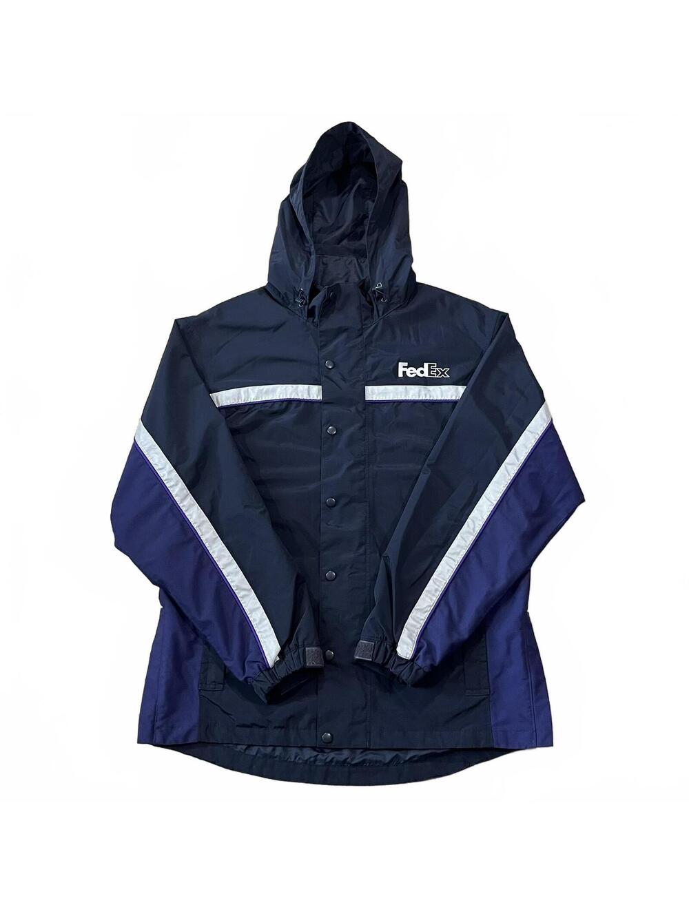 FedEx Stan Herman Delivery Reflective Uniform Jacket Size Large
